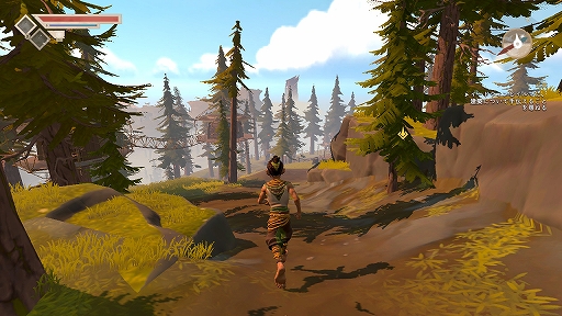 画像ギャラリー No.002のサムネイル画像 / Switch用ソフト「Pine」が本日配信。食物連鎖の最下層に位置する種族“人間”の新たな安住の地を探すために人間の青年が冒険するアクションADV