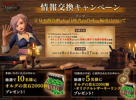 ���������꡼ No.009�Υ���ͥ������ / ��Wizardry Variants Daphne�ײƤ������Υ����ƥ꡼�ʤȥ���������������ʥ������ȡ���ͧ����ΰ��� ����ʤβ��פ����