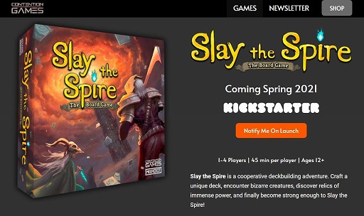 #001Υͥ/Slay the Spire: The Board GameפΥ饦ɥեǥ󥰤KickstarterǺդ˥ȡ4ͤͷ٤ǥå۷ϥ