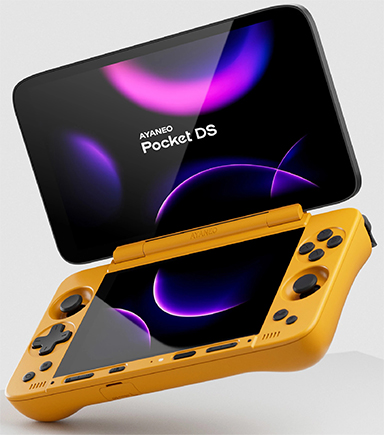 画像ギャラリー No.002のサムネイル画像 / 2つのディスプレイを搭載した3DS風Androidゲーム機「AYANEO Pocket DS」のクラウドファンディングがスタート