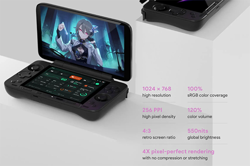 画像ギャラリー No.004のサムネイル画像 / 2つのディスプレイを搭載した3DS風Androidゲーム機「AYANEO Pocket DS」のクラウドファンディングがスタート