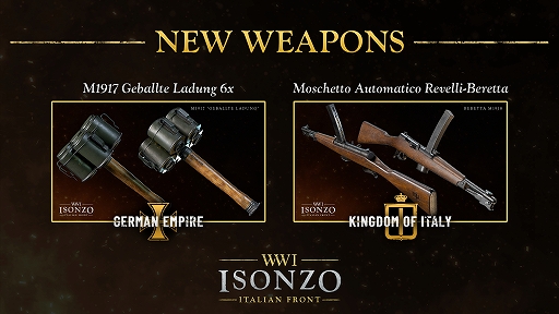 ���������꡼ No.004�Υ���ͥ������ / ��켡�����������¤˺Ƹ�����FPS��Isonzo�ס���9�������Ϣ��η��������DLC��Moschin Expansion�פ�̵���ۿ�����