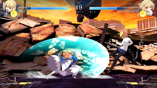 MELTY BLOOD: TYPE LUMINAפFate꡼饻С꡼ȥԡɤøդȤ륭饯