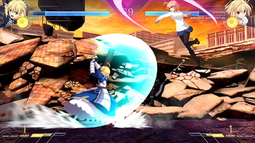 MELTY BLOOD: TYPE LUMINAפFate꡼饻С꡼ȥԡɤøդȤ륭饯