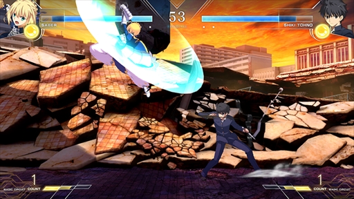 MELTY BLOOD: TYPE LUMINAפFate꡼饻С꡼ȥԡɤøդȤ륭饯