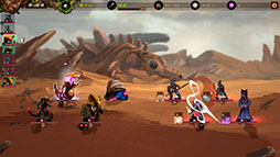 画像ギャラリー No.013のサムネイル画像 / ターン制ローグライク探索ADV「Sandwalkers」,Steamで正式リリース。4人でパーティを組み,絶え間なく地形が変わる世界を開拓しよう