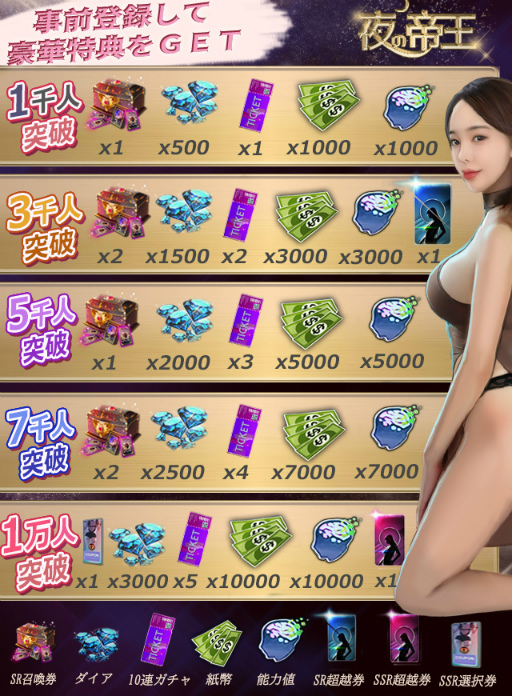 画像ギャラリー No.003のサムネイル画像 / 美女たちと夜の都市の王を目指すAndroid向けアプリ「夜の帝王」の事前登録受付が開始