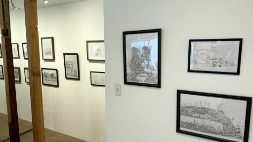 画像ギャラリー No.001のサムネイル画像 / 「OU」原画展レポート。幸田御魚氏による迫力の直筆原画を間近で見られるチャンス!