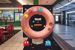 画像ギャラリー No.008のサムネイル画像 / 「パックマン」とクリスピー・クリーム・ドーナツがコラボ。ゲームをイメージした特別なドーナツ3種を5月14日より発売