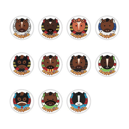 画像ギャラリー No.006のサムネイル画像 / 「スイカゲーム」とJRAの名馬がコラボ。スマホ向けブラウザゲーム「メイバゲーム」公開。名馬の輪をつなげていこう