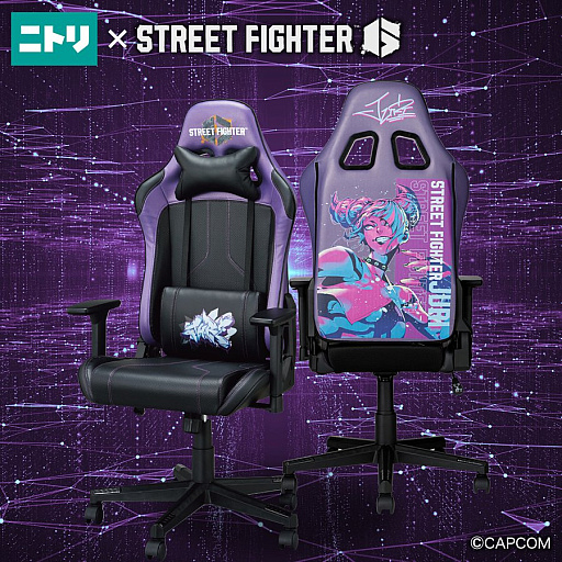 画像ギャラリー No.017のサムネイル画像 / 「FFVIIリメイク」「モンハンワイルズ」「スト6」がニトリとコラボ。ゲーミングチェアやデスクなどの予約販売を開始