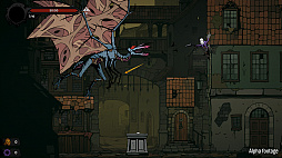 画像ギャラリー No.003のサムネイル画像 / 「Madshot」の無料体験版がSteamで本日配信に。プレイするたびに変化する“クトゥルフのお腹の中”で戦う2Dシューティング