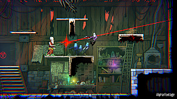 画像ギャラリー No.004のサムネイル画像 / 「Madshot」の無料体験版がSteamで本日配信に。プレイするたびに変化する“クトゥルフのお腹の中”で戦う2Dシューティング