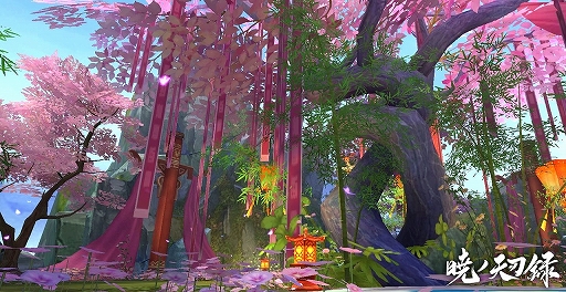 画像ギャラリー No.010のサムネイル画像 / 【PR】スマホ向けMMORPG「暁ノ天刃録」の事前登録がスタート。美しい東洋風の世界を縦横無尽に飛び回って冒険しよう!