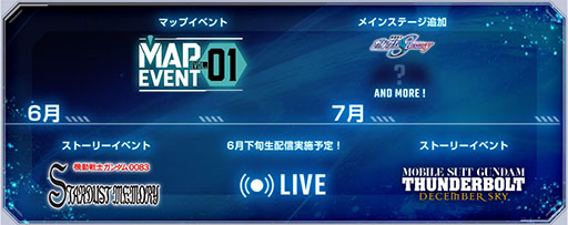 画像ギャラリー No.004のサムネイル画像 / 「Gジェネ エターナル」,新イベント「マップイベントVol.1」を6月16日12:00から開催。今後のロードマップも明らかに