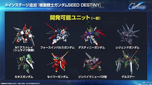 画像ギャラリー No.010のサムネイル画像 / 「Gジェネ エターナル」新ユニット「Hi-νガンダム(EX)」と「フォースインパルスガンダム(EX)」本日実装。アムロ&シン参戦