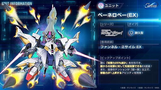 画像ギャラリー No.006のサムネイル画像 / 「SDガンダム ジージェネレーション エターナル」,メインステージ「機動戦士ガンダム 閃光のハサウェイ」を追加。Ξガンダムなどもガシャに登場