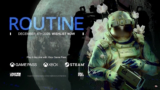 画像ギャラリー No.001のサムネイル画像 / 襲い来るロボットをかいくぐり,無人の月面基地に隠された謎を解き明かせ。サバイバルホラーFPS「ROUTINE」,12月5日に発売決定