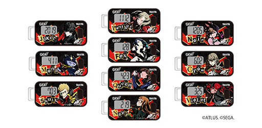 画像ギャラリー No.001のサムネイル画像 / タニタと「ペルソナ5 ザ・ロイヤル」がコラボ。新規収録のセリフを使った音声体組成計や3Dセンサー搭載歩数計をラインナップ