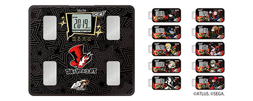 画像ギャラリー No.003のサムネイル画像 / タニタと「ペルソナ5 ザ・ロイヤル」がコラボ。新規収録のセリフを使った音声体組成計や3Dセンサー搭載歩数計をラインナップ