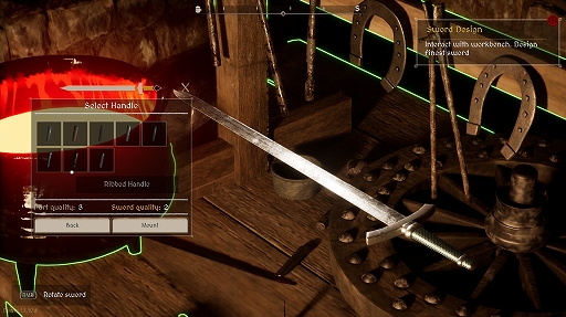 画像ギャラリー No.003のサムネイル画像 / 戦場で拾い集めた装備を鍛え直して販売し,真の傑作を作り上げよう。「Sword & Shield Simulator」,体験版をリリース