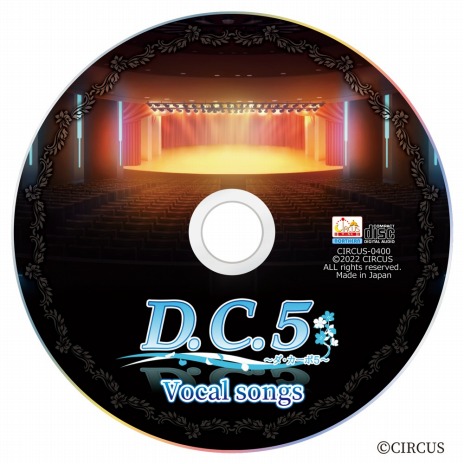 D.C.5 5פ2023ǯ127ȯ䡣ѥåӥ奢2ڸǤƱŵD.C.5 Vocal songsɼϿʤ