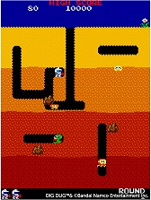 画像ギャラリー No.002のサムネイル画像 / PS4/Switch「アーケードアーカイブス ディグダグ」が8月4日発売へ。地面を掘って敵に空気を送り込み,撃退していく穴掘りアクションゲーム