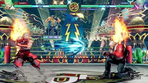 画像ギャラリー No.009のサムネイル画像 / EVO Japanで「餓狼伝説 City of the Wolves」のアンディを先行体験。空中飛び道具や幻惑効果の高いアクションでより忍者らしい動きを会得