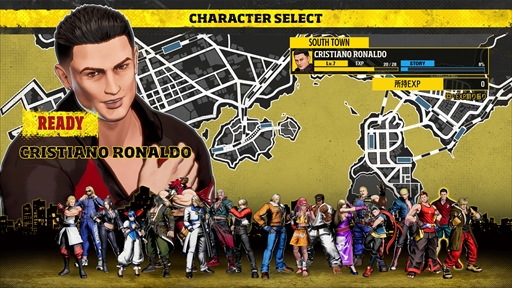 画像ギャラリー No.006のサムネイル画像 / 「餓狼伝説 City of the Wolves」クリスティアーノ・ロナウドがメインの「ARCADE MODE」と「EOST MODE」が7月15日に追加へ