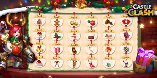 ���������꡼ No.002�Υ���ͥ������ / ��Castle Clash�פǥ��ꥹ�ޥ����٥�ȳ��š����ؤ��ץ쥼��Ȥ�򴹥��٥�Ȥʤ�