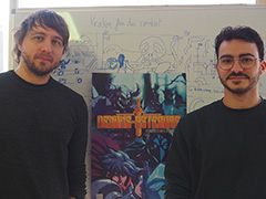 Υ󥿥ӥ塼ϥᥬɥ鿷֥ƥܥ륰ΰפϼ곫ȯԤĩˤäƺ줿2ͤΥե󥹿ͤ120Mbit೫ȯ΢¦ʹ