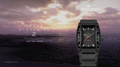 画像ギャラリー No.001のサムネイル画像 / 「DEATH STRANDING 2」と腕時計ブランド「ハミルトン」がコラボ。ゲーム内に登場するほか,限定2000本で商品化も決定
