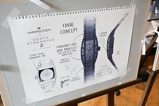 画像ギャラリー No.013のサムネイル画像 / 「DEATH STRANDING 2」と腕時計ブランド「ハミルトン」のコラボ腕時計を先行取材。2025年6月26日からは東京・原宿の店舗で一般公開を予定