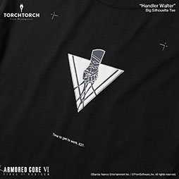 画像ギャラリー No.003のサムネイル画像 / 「ARMORED CORE VI」のハンドラー・ウォルター,オーネスト・ブルートゥがビッグシルエットTシャツに。「TORCH TORCH」より7月に発売