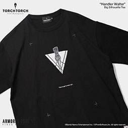 画像ギャラリー No.004のサムネイル画像 / 「ARMORED CORE VI」のハンドラー・ウォルター,オーネスト・ブルートゥがビッグシルエットTシャツに。「TORCH TORCH」より7月に発売