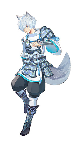 画像ギャラリー No.004のサムネイル画像 / 「龍の国 ルーンファクトリー」,アズマの国の冬と水を司る狼の半獣神「フブキ」(CV:斉藤壮馬)のキャラクター紹介映像を公開