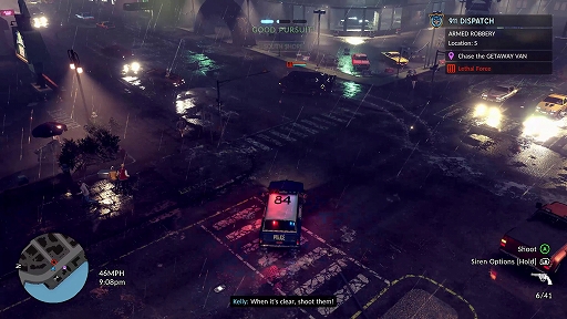 画像ギャラリー No.002のサムネイル画像 / GTA風味なアクションゲーム「The Precinct」がリリース。犯罪の兆候を察知し,暴力で町を支配するギャングたちを片っ端から追い詰めろ!