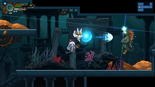 画像ギャラリー No.002のサムネイル画像 / 弾幕系メトロイドヴァニア「TEVI」,Switch向けパッケージ版が7月17日に発売決定。早期購入特典は描き下ろしイラストのマウスパッド