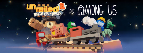 画像ギャラリー No.001のサムネイル画像 / 線路建設ゲーム「Unrailed 2:バック・オン・トラック」が「Among Us」とコラボ。無料大型アップデート第4弾をリリース