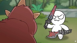 画像ギャラリー No.003のサムネイル画像 / 「モンスターハンターワイルズ」×韓国のクリエイター「somacguffin」コラボアニメを公開。ある人物の冒険をコミカルに描く