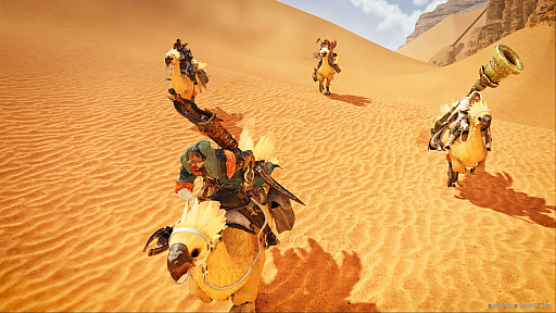 画像ギャラリー No.015のサムネイル画像 / 「モンハンワイルズ」×「FF XIV」コラボ発表。ハンターがチョコボに乗ってオメガと対峙! FF側にはアルシュベルド参戦!