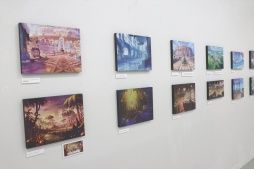 画像ギャラリー No.021のサムネイル画像 / グラブル,ウマ娘,シャドバなど6タイトルの厳選した背景アートを楽しめる「Cygames背景美術展 2024-2025」,東京・武蔵野美術大学で開催中