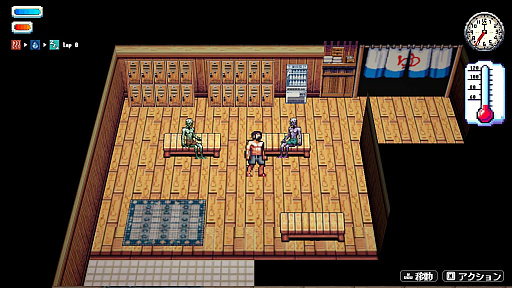 画像ギャラリー No.004のサムネイル画像 / 魔界のサウナで熱波師が活躍するアクションRPG「Sauna of the DEAD」,30%オフのセールを実施中。6月3日まで