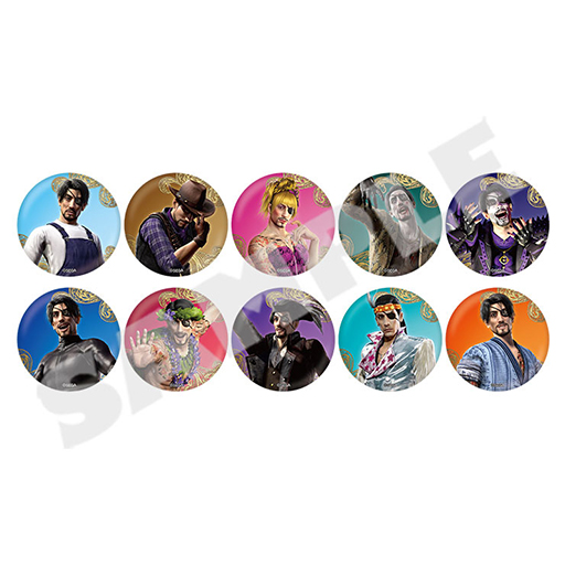 画像ギャラリー No.005のサムネイル画像 / 「龍が如く8外伝 Pirates in Hawaii」真島吾朗コーディネート衣装のアクリルスタンド&缶バッジコレクションが登場