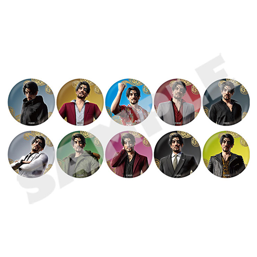 画像ギャラリー No.006のサムネイル画像 / 「龍が如く8外伝 Pirates in Hawaii」真島吾朗コーディネート衣装のアクリルスタンド&缶バッジコレクションが登場