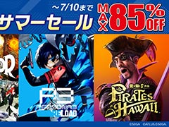 ��ζ��ǡ��8���� Pirates in Hawaii�ס֥᥿�ե�������ե��󥿥����פʤɤ��������оݤˡ�Steam�֥��� ���ޡ�������ס���������