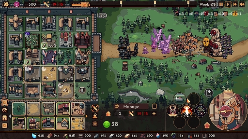 画像ギャラリー No.005のサムネイル画像 / 国民を監視しながら王国に迫る敵を撃退するローグライトストラテジー「The King is Watching」,Steamで7月21日にリリース