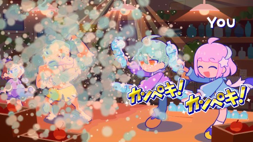 画像ギャラリー No.008のサムネイル画像 / キュートなカジュアルリズムゲーム「Pastel☆Parade」,本日リリース。unity1weekで開発された「Let’s Splash!!」の完全版