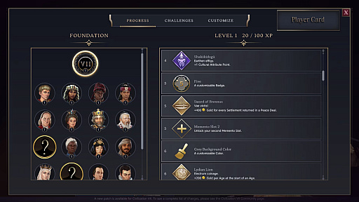 ���������꡼ No.002�Υ���ͥ������ / ��Civilization VII�פǤϻ�Ƴ�Ԥ򶯲�����и��ͥ����ƥ��Ƴ������100��������������ƥब������