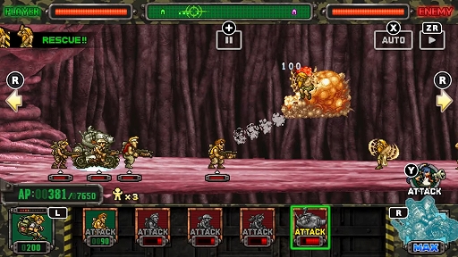 METAL SLUGפǥե󥹥о졣METAL SLUG ATTACK RELOADEDסۿ